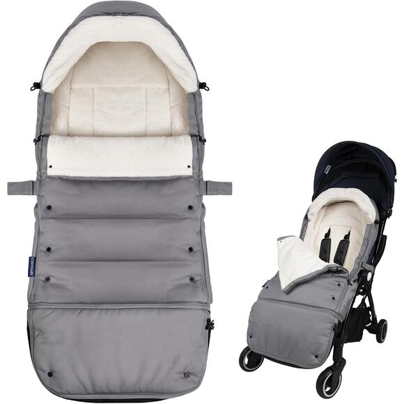 CosyDiary Other - Universal, Weather-Proof, Warm Stroller Footmuff | Extendable Winter Cover | Adj